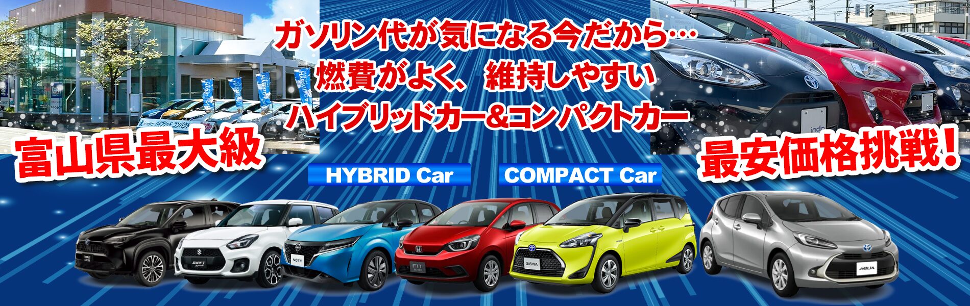 インディオ富山 ハイブリッド&コンパクトカー